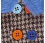 Пальто BudiBasa для Басика 25 см с разноцветными пуговицами