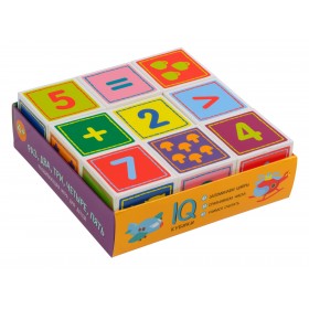 Умные кубики  в поддончике. 9 штук. Раз, два, три, четыре, пять (нов), арт. AP-27481