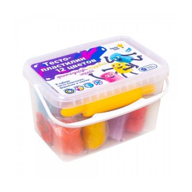 Тесто-пластилин Genio Kids Набор "Тесто-пластилин 12 цветов"