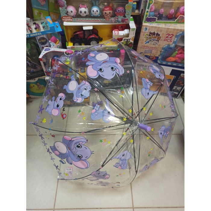 Зонт-купол детский "Слоники"