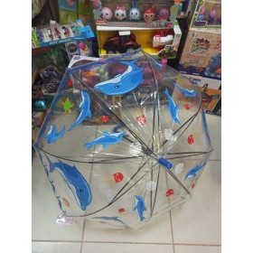 Зонт-купол детский "Дельфины" 